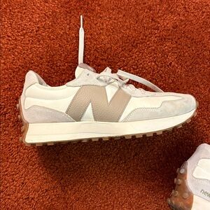 New Balance 327 Moonbeam Driftwood Chunky Women's Sneakers Casual Shoes US 9.5